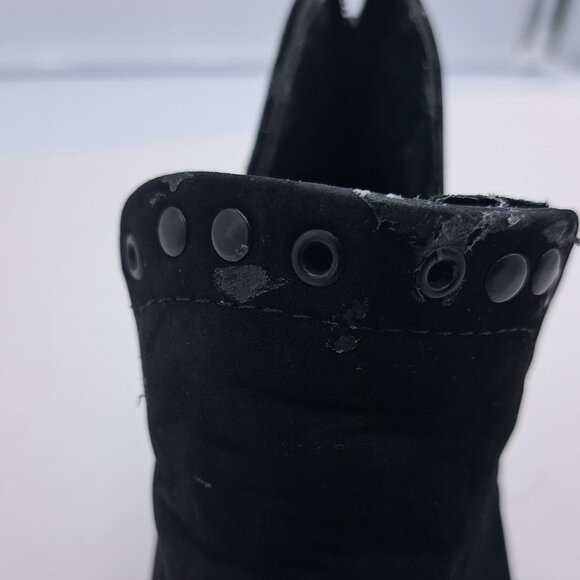 Bueno Womens Cora Nubuck Grommet Ankle Boots - Size 10.5 - Picture 13 of 15